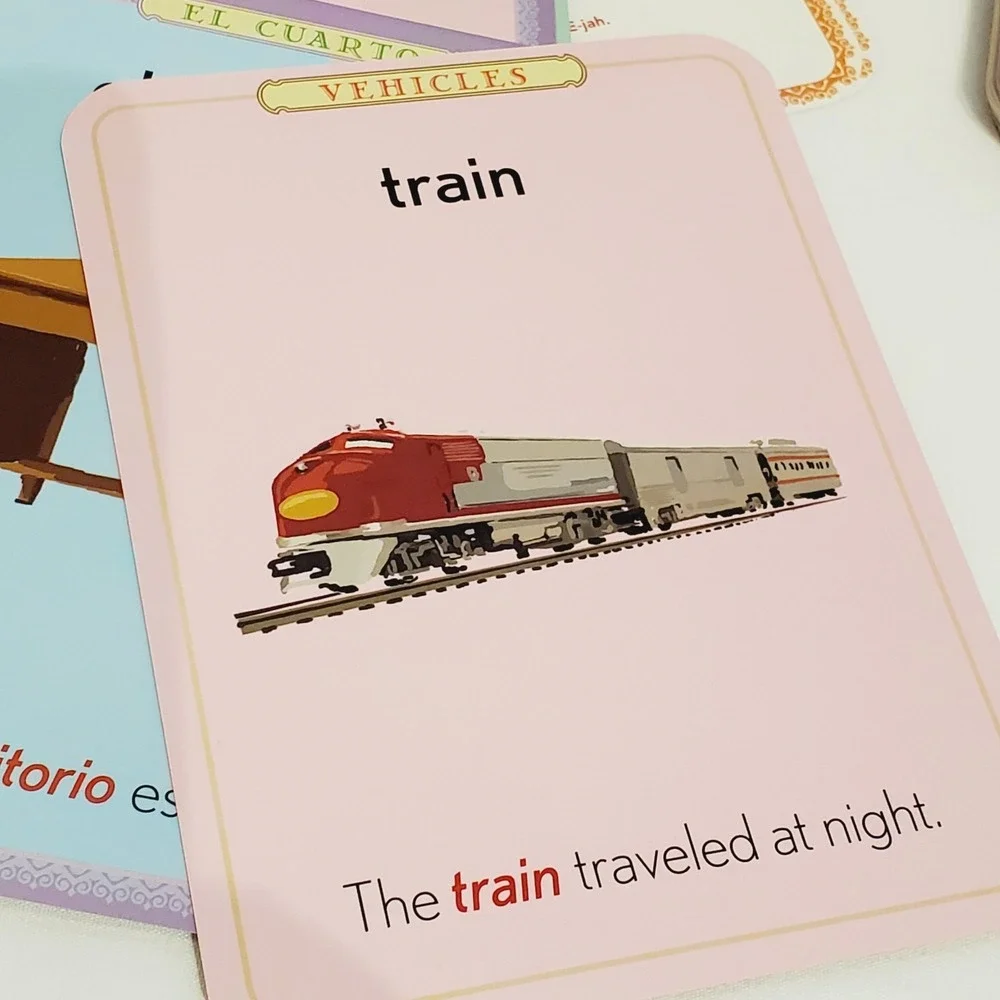 eeBoo 56 SPANISH‎ Flash Cards Basic Vocabulary Illustrated Pronunciation Guides